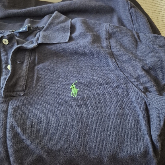 Ralph LAUREN Navy Blue Polo Dress Size L VERY GOOD CONDITION - Picture 3 of 5